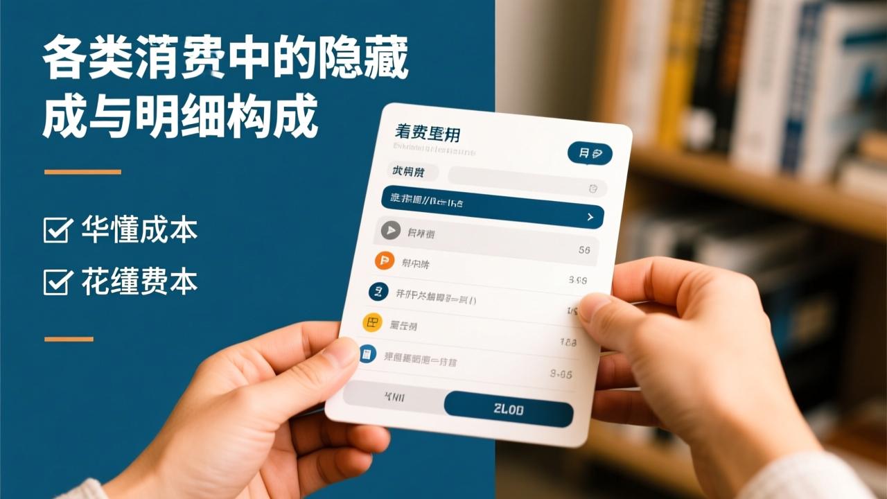 费用包括哪些内容?一文看懂各类消费中的隐藏成本与明细构成